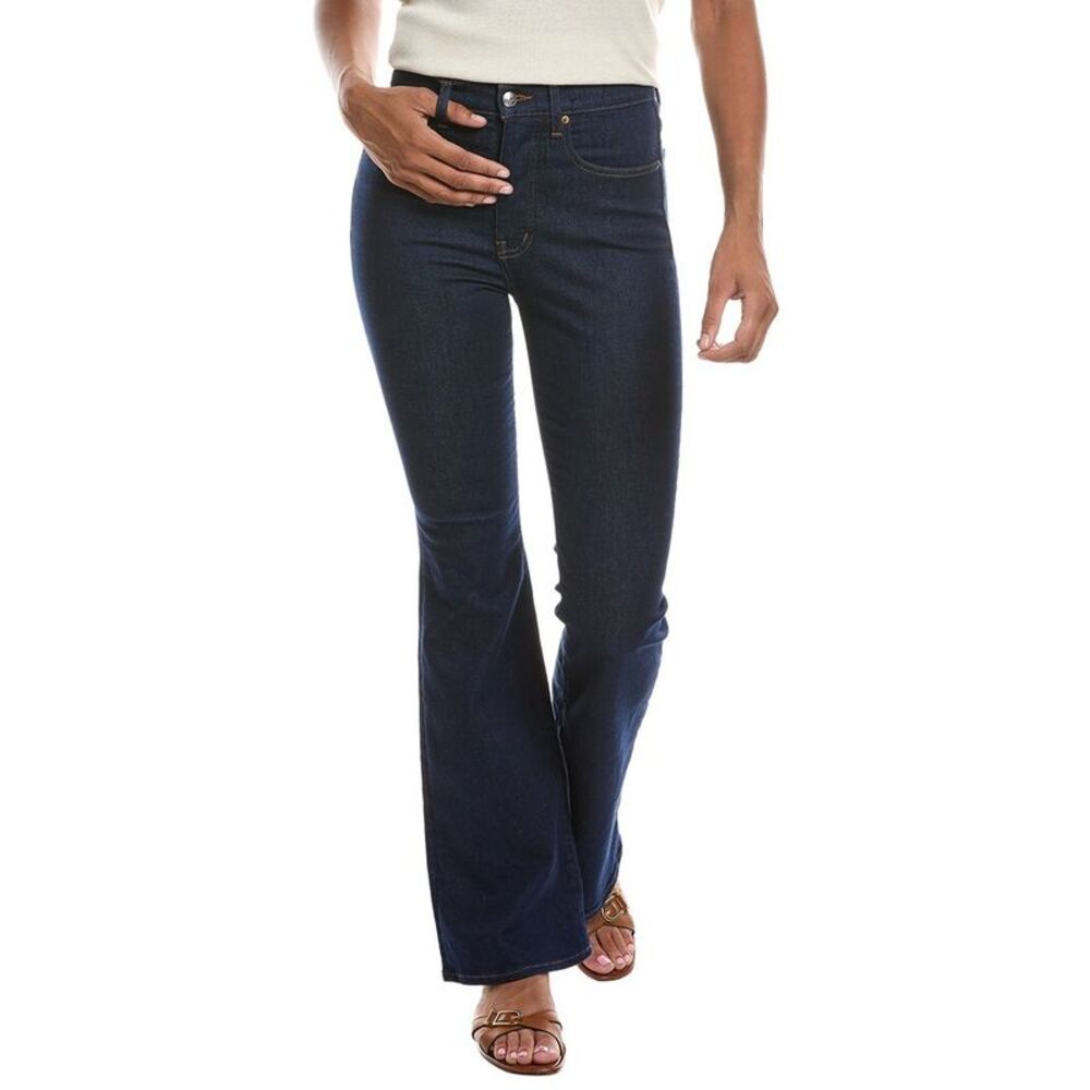 Madewell Womens The Stretch Rinse Wash Flare Jean, Blue
